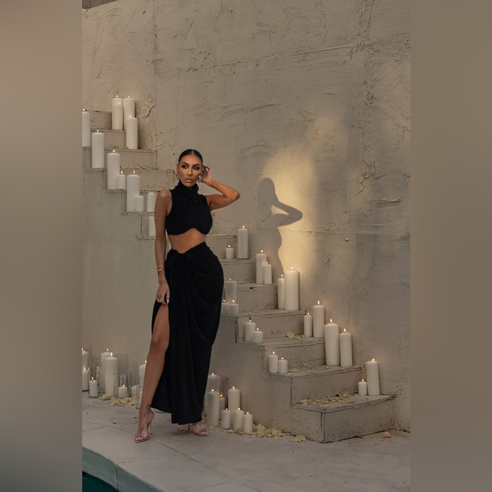 JLUXLABEL Midi Skirt Medium